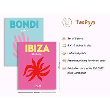 TwoDays Preppy Room Décor Aesthetic, Preppy Wall Decor, Preppy Travel Prints, Preppy Stuff, Preppy ...