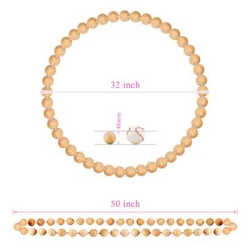 RR ROUND RICH DESIGN Wooden Hula Weighted Exercise Hoop for Fitness (Do Not Copy Patented Products) ...