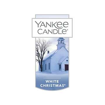 Yankee Candle White Christmas Scented, Classic 22oz Large Jar Single Wick Candle, Over 110 Hours of ...