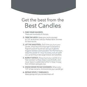 Yankee Candle White Christmas Scented, Classic 22oz Large Jar Single Wick Candle, Over 110 Hours of Burn Time