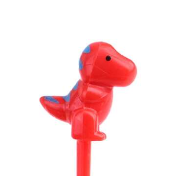 IYSHOUGONG 30Pcs/5Sets Dinosaur Fruit Food Picks Dinosaur Lunch Bento Box Picks Cartoon Animal Toothpick Mini Cupcake Picks Lunch Bento Forks for Fruits Cake Dessert