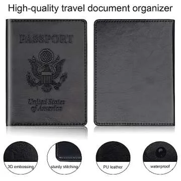 Herain Passport Holder 2 Pack | Stylish Travel Essentials