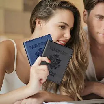 Herain Passport Holder 2 Pack | Stylish Travel Essentials