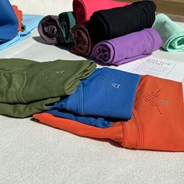 TomTiger Yoga Shorts for Women Tummy Control High Waist Biker Shorts Exercise Workout Butt Lifting Tights Women's Short Pants (Chive Green, S)