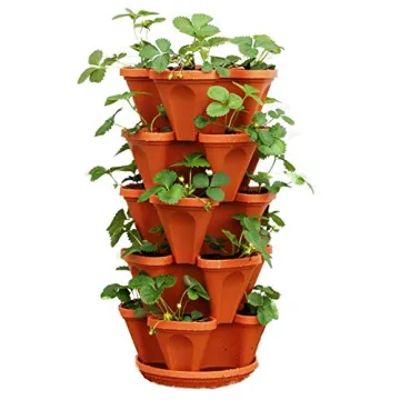 Mr Stacky 5-Tier Planter Pot for Strawberry Gardens