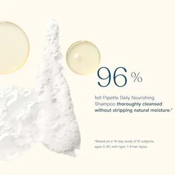 Pipette Daily Nourishing Shampoo and Conditioner Duo, Clean, Tear-Free Shampoo For Kids, Detangling Conditioner For Kids, Sulfate-Free, Paraben-Free, Silicone-Free, Hypoallergenic, Non-Toxic