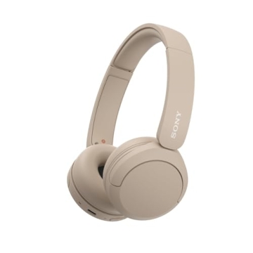Sony WH-CH520 Wireless On-Ear Headphones - Cappuccino