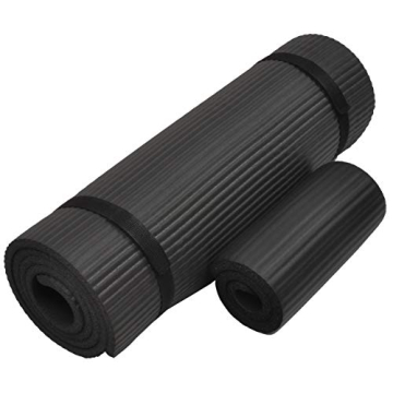 Fitvids Extra Thick Yoga Mat with Knee Pad and Blocks