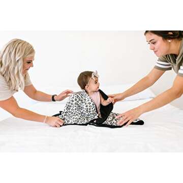 Copper Pearl Three-Layer Baby Blanket: Soft Baby Quilts for Boys and Girls | Breathable, Cozy, Toddler Blanket | Baby Quilt for Newborns | 46x46 Premium Polyester/Rayon | Zara