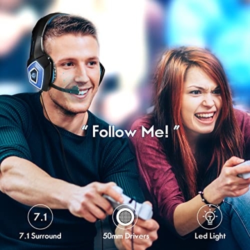 ARKARTECH Gaming Headset with Mic for All Devices