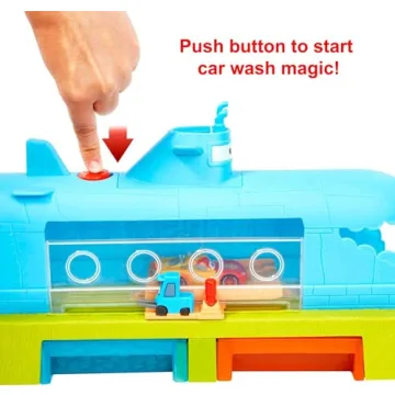 Mattel Disney Cars Color Change Car Wash Playset for Kids