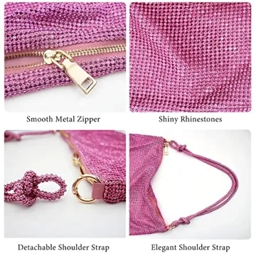 Chic Rhinestone Purse for Women - Elegant Evening Bag