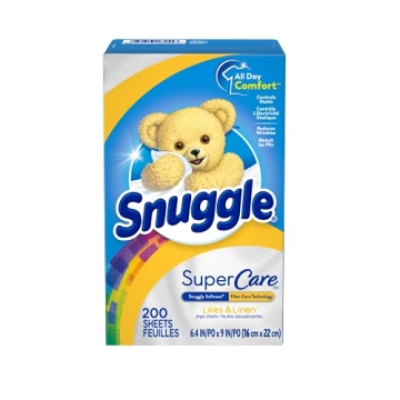 Snuggle SuperCare Dryer Sheets 200 Count Lilies and Linen