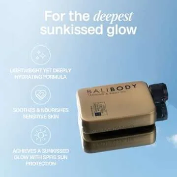 Bali Body Natural Tanning and Body Oil - SPF 15 | UVA/UVB Sun Protection, Indoor/Outdoor Daily Body Oil, Moisturizes & Hydrates All Skin Types | Vegan, Cruelty-Free. Australian Made (100 ml/3.4 fl oz)