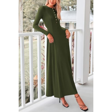 PRETTYGARDEN Women’s Maxi Dress Stylish & Comfortable