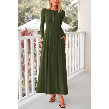 PRETTYGARDEN Women’s Maxi Dress Stylish & Comfortable