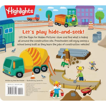 Interactive Construction Book for Toddlers and Preschoolers
