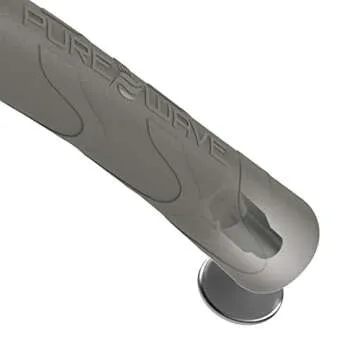 PUREWAVE by Pado CM-07 Dual Motor Percussion and Vibration Therapy Massager - White - Treat pain for back, neck, leg, foot and more