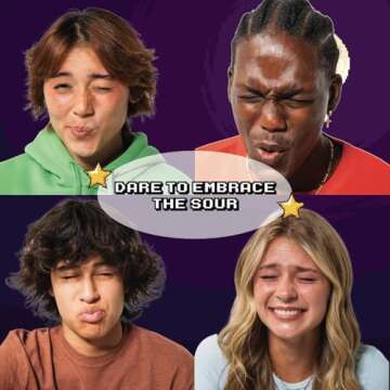 Final Boss Sour, Extremely Super Sour Gummy Candy Mega Variety Bundle, Strawberry, Blueberry, Cranberry, All Sour Levels, (1.06 Ounces Bags, 54 Bags) - Made with Dried Fruit, Free of Artificial Colors, Low Calorie Healthy Snack for Kids & Adults