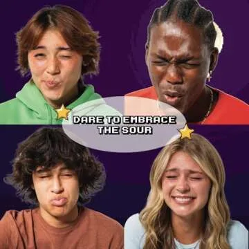 Final Boss Sour, Extremely Super Sour Gummy Candy Mega Variety Bundle, Strawberry, Blueberry, Cranberry, All Sour Levels, (1.06 Ounces Bags, 54 Bags) - Made with Dried Fruit, Free of Artificial Colors, Low Calorie Healthy Snack for Kids & Adults