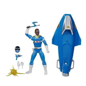 Power Rangers Lightning Collection: In Space Blue Ranger & Galaxy Glider Collectible