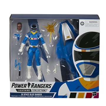 In Space Blue Ranger 6-Inch Collectible with Galaxy Glider