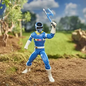 In Space Blue Ranger 6-Inch Collectible with Galaxy Glider