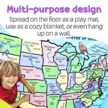 Birdy Boutique Learning Blanket - Cozy Education in One