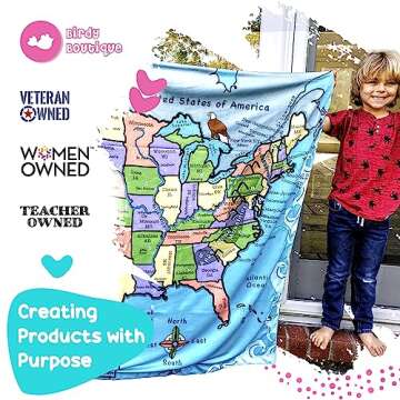 Birdy Boutique Learning Blanket - Cozy Education in One