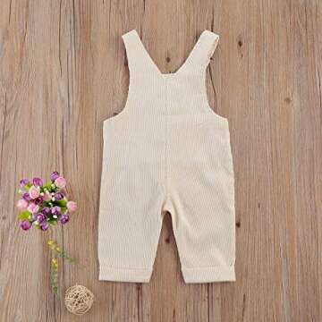 Bonangber Toddler Kids Baby Boy Girl Bib Overalls Suspender Pants Solid Straps Trousers Halter Romper Jumpsuit Bottom Outfit