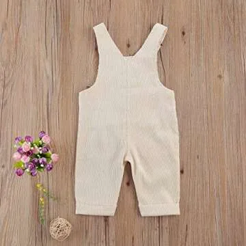 Bonangber Toddler Kids Baby Boy Girl Bib Overalls Suspender Pants Solid Straps Trousers Halter Romper Jumpsuit Bottom Outfit