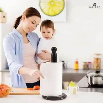 Stylish RADICALn Marble Paper Towel Holder for Kitchen