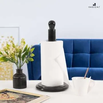Stylish RADICALn Marble Paper Towel Holder for Kitchen