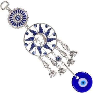 Blue Evil Eye Chimes Amulet for Protection and Prosperity