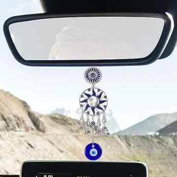 Blue Evil Eye Chimes Amulet for Protection and Prosperity