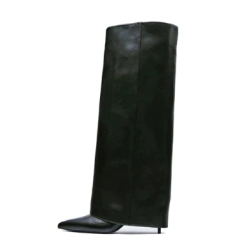 Goolita Women's Stiletto Heel Knee High Boots - Stylish & Comfy!