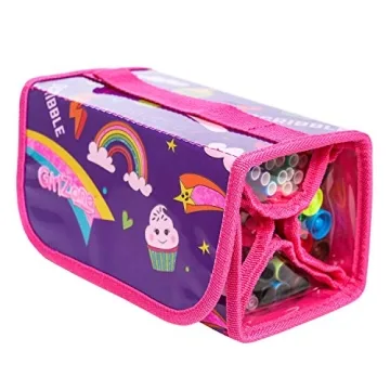 GirlZone Scented Markers Set - Washable Art for Kids