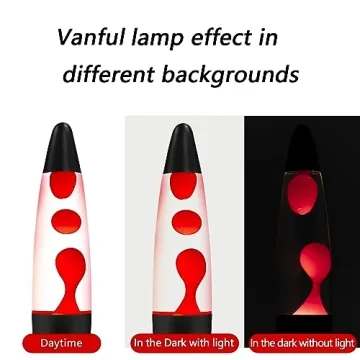 Vanful Red Magma Liquid Motion Lamp for Home Ambience