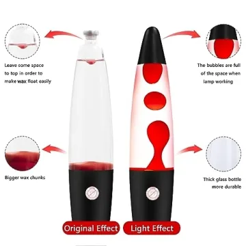 Vanful Red Magma Liquid Motion Lamp for Home Ambience