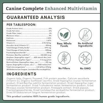 Wholistic Pet Organics Canine Complete Multivitamin Powder
