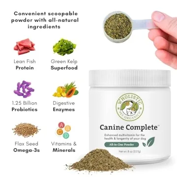 Wholistic Pet Organics Canine Complete Multivitamin Powder