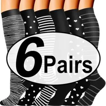 Double Couple Compression Socks for Travel and Sports