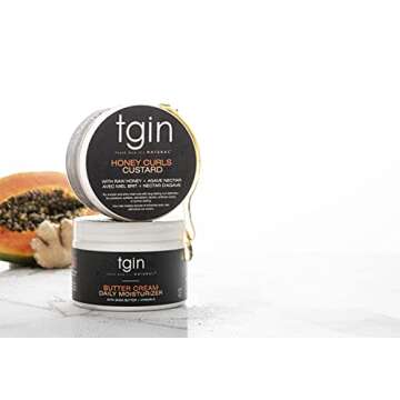 Thank God It's Natural Honey Curls Custard - 12 Oz - For Natural, Dry, Curly, Damaged Hair