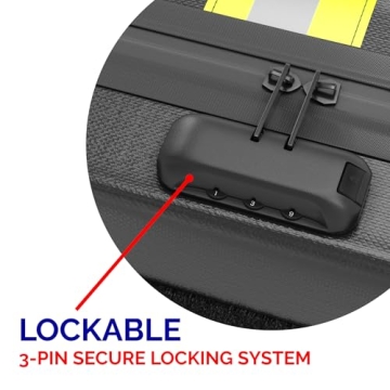 Fireproof Waterproof Document Bag with Lock & Wallet Protector