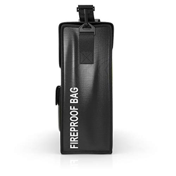 Fireproof Waterproof Document Bag with Lock & Wallet Protector