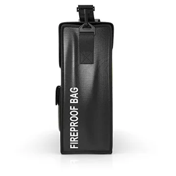 Fireproof Waterproof Document Bag with Lock & Wallet Protector