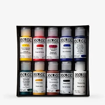 GOLDEN Fluid Acrylics Professional Set for Artists