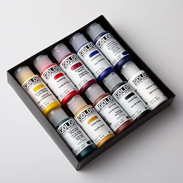 GOLDEN Fluid Acrylics Professional Set for Artists