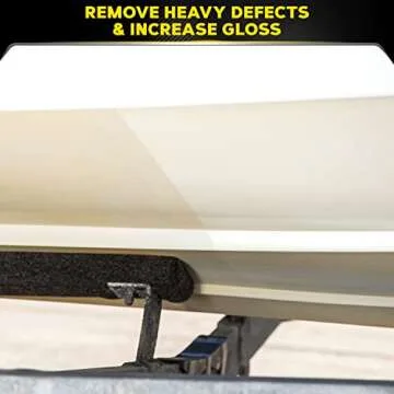 Meguiar's Marine/RV One Step Compound - Marine and RV Restorer That Removes Heavy Oxidation and Scratches While Restoring Gloss - 32 Oz (Packaging May Vary)