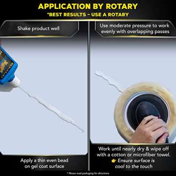 Meguiar's Marine/RV One Step Compound - Marine and RV Restorer That Removes Heavy Oxidation and Scratches While Restoring Gloss - 32 Oz (Packaging May Vary)